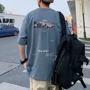 데일리 심플 그래픽 프린팅 반팔 티셔츠 IS-TS52