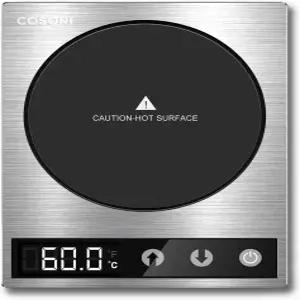 책상용 코소리 커피 머그 워머 디지털 컵 히터 및 크리스마스 선물 1°F 정밀 온도 조절 터치 테크 LCD