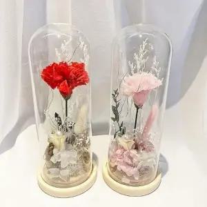 ( )프리저브드 카네이션 무드등 대 레드 인테리어 조명 어버이날 스승의날 감사 선물