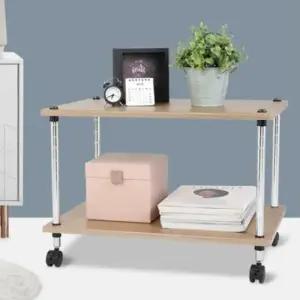 선반 미니협탁 모듈 틈새 2단 펜트리선반 이동식트롤리