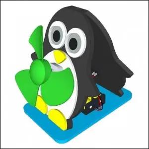 ( )펭귄 날개 선풍기 만들기 1인용 여름 과학 교구 회전 원리 체험 키트