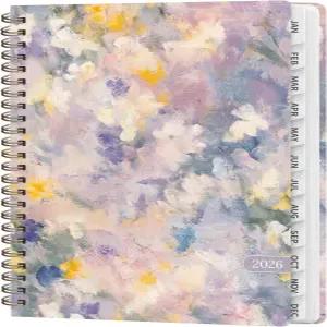 2026 플래너 주간 및 월간 캘린더 학술 2026년 1월 - 12월 책상 액세서리 학용품 기획 아젠다 북 A5 6.3 x