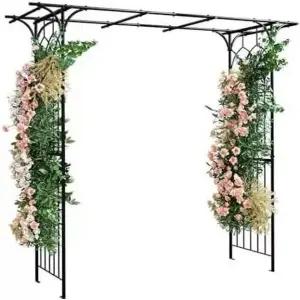 장미넝쿨 지지대 울타리 하프 장미울타리 철제 가든 펜스