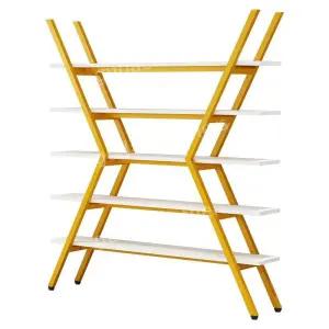 W형 선반 렉 조립식 스탠드 자형 거치대 앵글 모양 책장