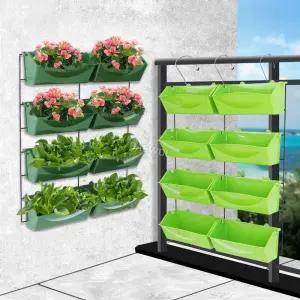 플라스틱 벽화분 실내 수직 베란다 플랜트월 정원 식물