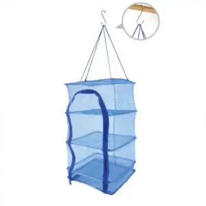 슬림3단 건조망 (S고리포함) 캠핑 차박 과일 식기 건어물 건조망 다용도 망 건조대