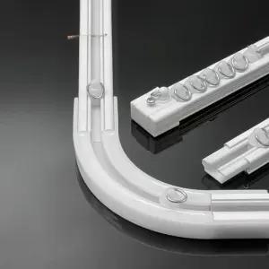 곡선 롤러 커튼 풀리 부자재 브라켓 슬라이드 트랙