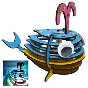 만들기 대장-큰눈 고래 led 조명등