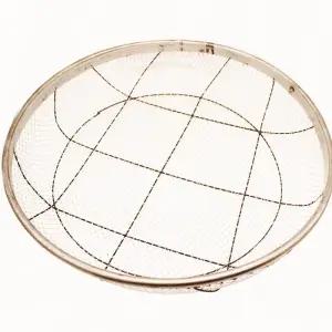 채반 선별기 쟁반 대형 직경 스텐 튀김 십자형 채망 필터