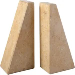 코빌 마블 북엔드는 선반용 대형 헤비 북 논슬립 듀티 스토퍼는 CD/영화용 미적 장식 테이블 홈 데코