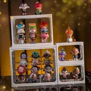 미니피규어 피규어 보관함 수집품 케이스 투명 아크릴 유리 진열장