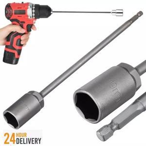 1PCS 15cm 코너 스테디 카라반 레그 와인더 드릴 연장 잭 소켓 19mm 어댑터 RV 액세서리