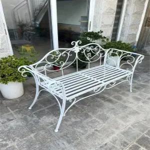 철제벤치 카페벤치 인테리어 철제 포토존 긴의자