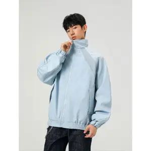 EAMT 남자 춘추 야상 배색 빅사이즈 항공 바람막이 점퍼 상의 차이나 YJ3