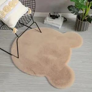 ( )헬로베어 장모 매트 발매트 80cm Brown