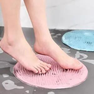 원형 발 브러쉬 등밀이 겸용 편안한 발씻기 발매트 풋브 발브 발닦이 각질 제거 풋브러시