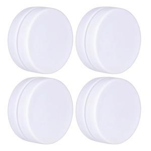 8팩 마그네틱 샤워 커튼 무게 바닥용 방수 고무 코팅 헤비 듀티 무게로 라이너 바람 방지 흰색