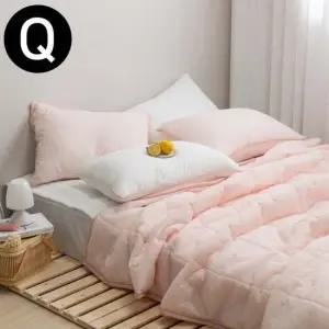 여름 간절기 이불 패드세트 퀸 Q 이불 핑크 퀸이불패드세트