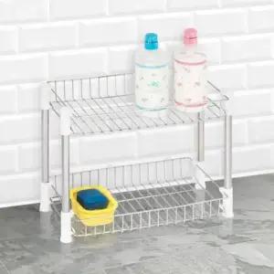 모서리선반 H-다용도사각선반 2단 스텐 화장실 욕실정리대 모서리