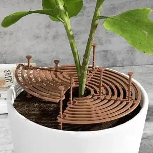 식물 흙 덮개 식물 덮개 고정대 뿌리 화초 화분 정원 원예 플라스틱