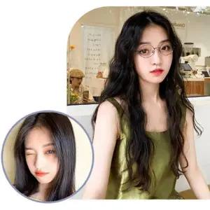 헤어 머리 보충 웨이브 긴머리 부분 가발 55cm 1개