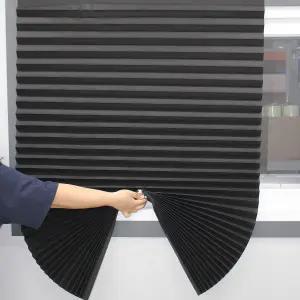 (튼튼)잘라쓰는 접착 블라인드 부직포 암막 식블라인드 커튼 커텐 식암막