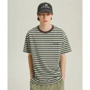 코닥 스트라이프 반팔 티셔츠 GREEN 453262