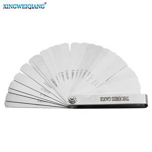 32 IN 1 블레이드 필러 게이지 미터법 및 인치 간격 측정 도구 스테인레스 스틸