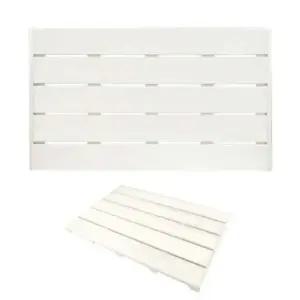 펄화이트 욕실발판 대형 CGA-0279 베란 발판 욕실발판