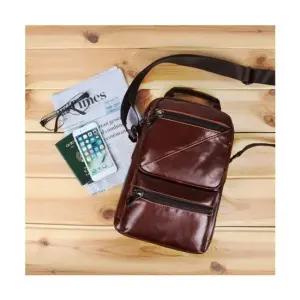 데일리 보조 어깨가 메신저백 가볍고 가방 편안한 가죽크로스백 미니가죽크로스백