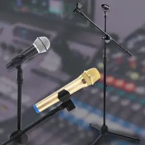 버스킹 연주회 마이크 스탠드 트윈 마이크 거치대 마이크거치대