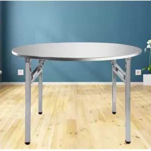 스테인리스 원형 접이식 원탁 야외 스텐 포장마차 테이블