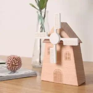 너도밤 원목 풍차 뮤직박스 오르골