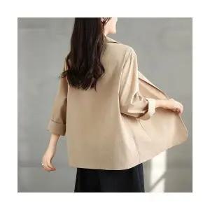 여친 정장 코트 빅사이즈 면마 재킷 리넨 가을옷 스몰 MF3