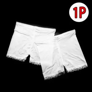 레깅스 속바지 흰색 숏바지 이지웨어 속치마 면속바지