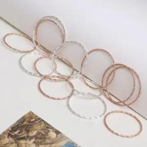 컷팅반지 92.5 실버 레이어드 컷팅 마디 실 은 반지 택1