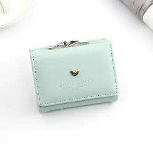 여성용 카드 동전 수납 파스텔톤 반지갑