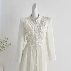 EAMT 여사친 원피스 투피스 치파오 클래식 세트 정장세트 라이트 카디건 EUNG1