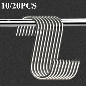 10/20PCS 스테인레스 스틸 팁 기기 고기 걸이 걸이 내 하중 주방 공기 건조 베이킹 굽고 도구