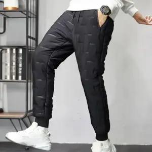 캐주얼방한조거팬츠 남성 패딩 캐주얼 허리밴딩 고무줄 방한 조거 팬츠