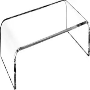 AMT 프리미엄 아크릴 클리어 모니터 스탠드 홈 오피스용 노트북/PC/멀티미디어 라이저