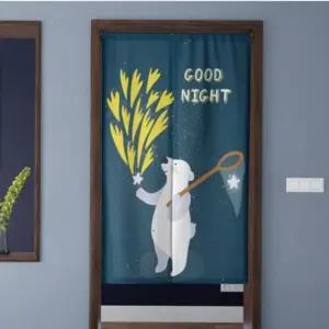 5색 1개 압축봉 패브릭 가림막 중문 도어 가리개 커튼 ZRT1+3jwW