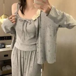 패션] 데일리 러블리 3피스 파자마 세트 DHHS17 주니어 이지