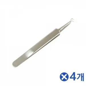 여드릅 피지압출 핀셋x4개 여드름케어 모공청소기