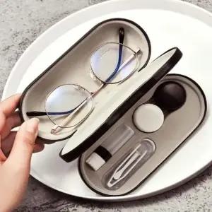 2구 안경집 안경렌즈듀얼케이스 보관함 렌즈 데일리 케이스