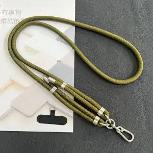 도난방지스트랩 핸드폰 휴대폰 스마트폰 2025 줄 실버 더블 버클 손목 손 Crossbody 스트랩 목걸이 모바일