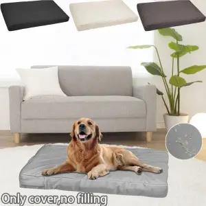 강아지매트 쿠션 고양이 반려동물 야외 천 방수 개 침대 커버 이동식 지퍼 상자 패드 스몰 중형