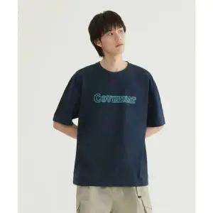 커버낫 네온 로고 그래픽 티셔츠 네이비 CO2602ST53NA 985519