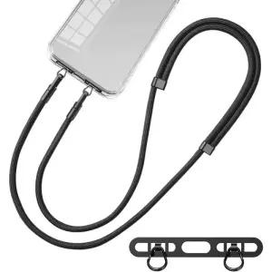 도난방지스트랩 핸드폰 휴대폰 스마트폰 목걸이 스트랩 이중 버클 홀 링 패치 목 잔류물 무접착식