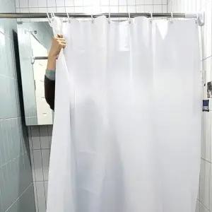 무지 방수 비닐 샤워커튼 화이트 120x180 샤워 파티션 비닐 실 커튼 가림막